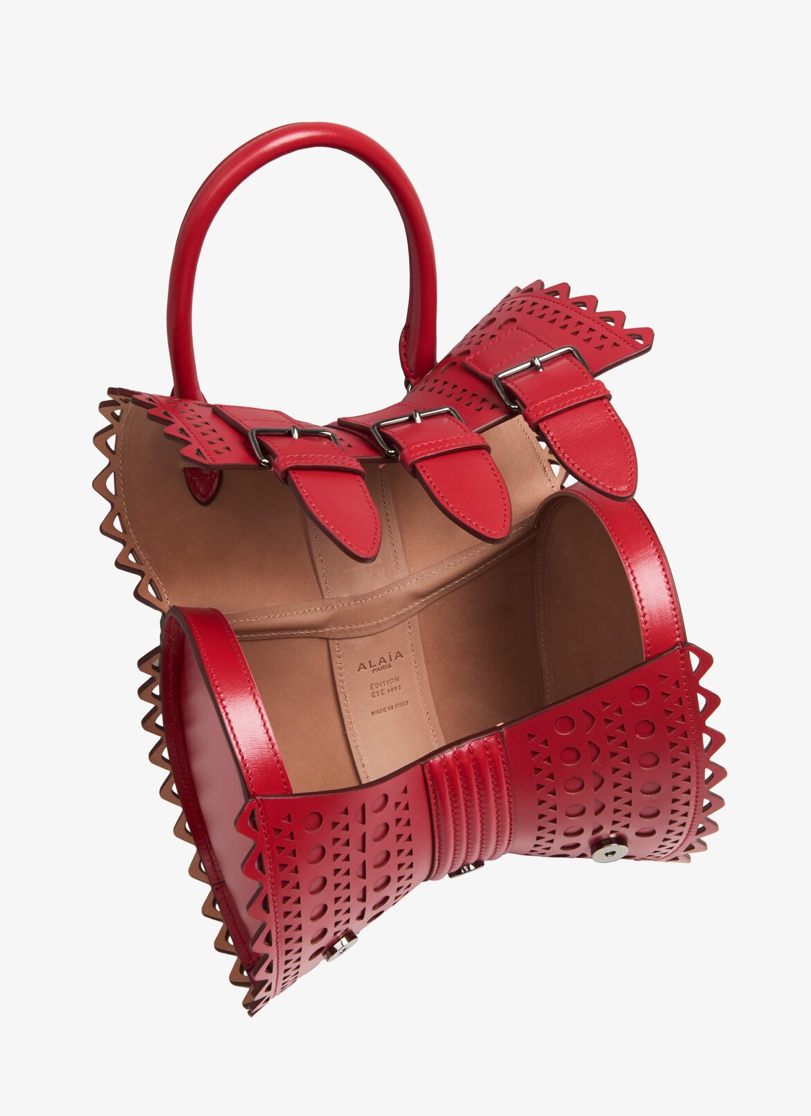 Handbags ALAÏA LACQUER RED HANDBAGS